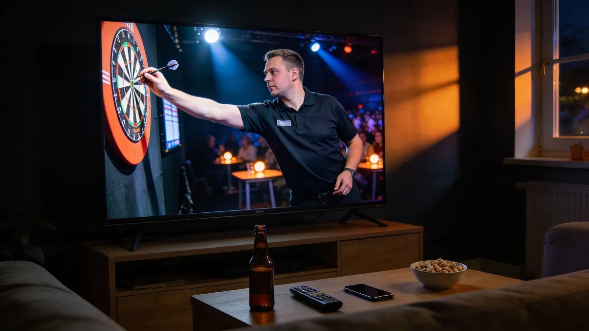 Šípky online: Ako sledovať PDC darts naživo (2026)