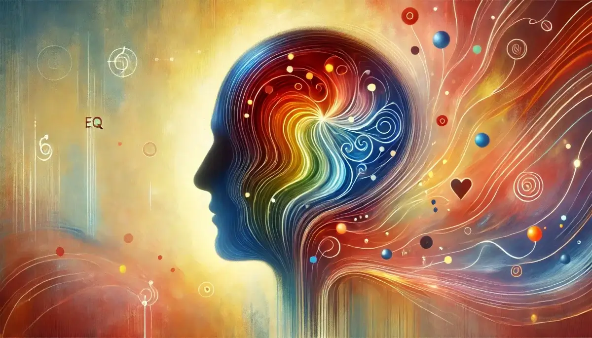 Emocinálna inteligencia - abstraktný obraz