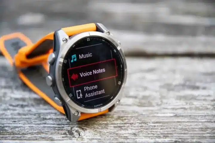 Garmin Fenix 8 - hlasové poznámky