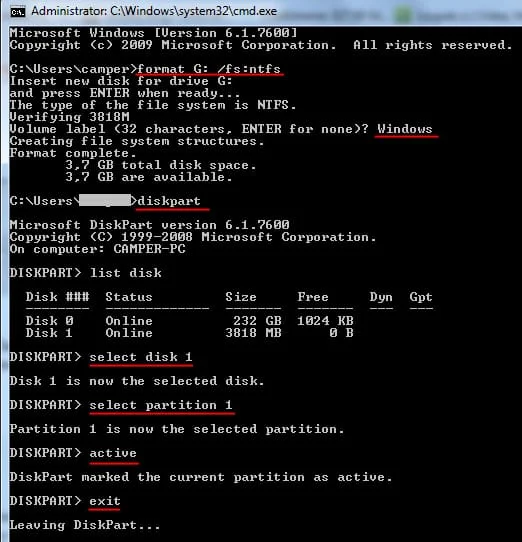 instalacia windows 7)
