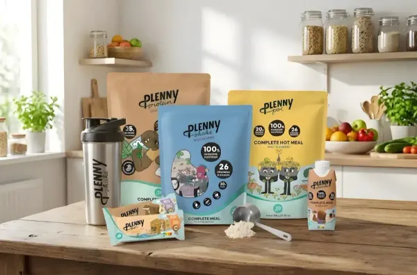 Náhrada stravy v prášku Jimmy Joy a tekutá náhrada stravy v 330 ml fľaši