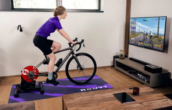 Rouvy indoor cyklistická aplikácia - jazdenie na reálnych trasách