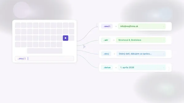 Text expandéry - nástroje na rýchlejšie písanie pre Mac a Windows