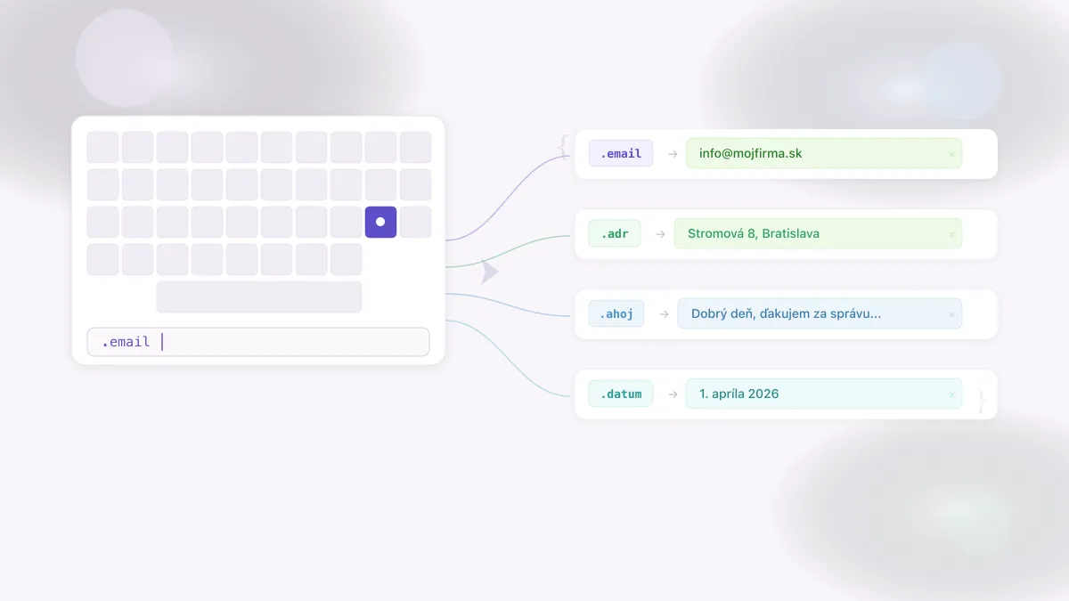 Text expandéry - nástroje na rýchlejšie písanie pre Mac a Windows