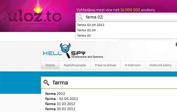 vyhladavanie farma)
