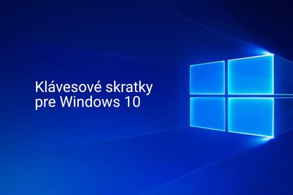 Užitočné klávesové skratky vo Windows 10