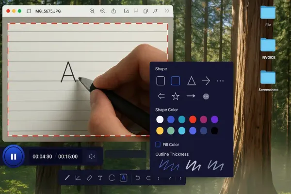 Ako vybrať aplikáciu na nahrávanie obrazovky?